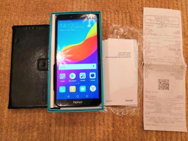Opis urządzenia Honor 7A Pro