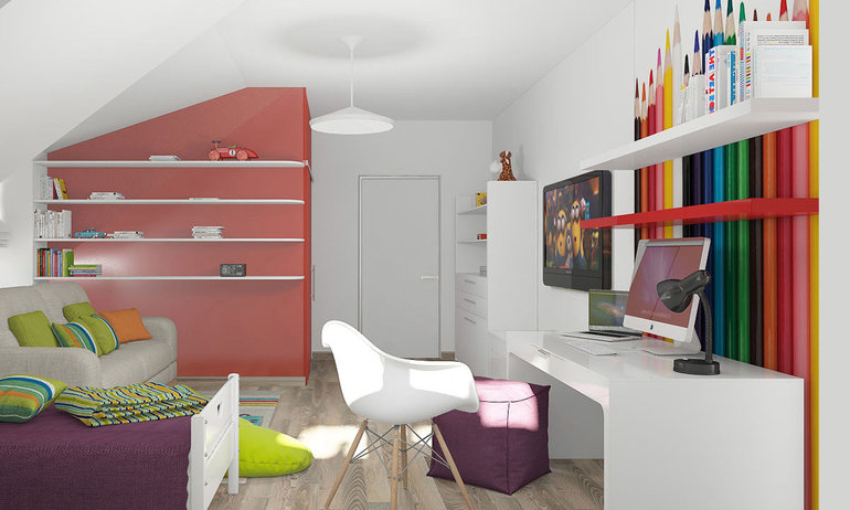  interno di un asilo per un adolescente