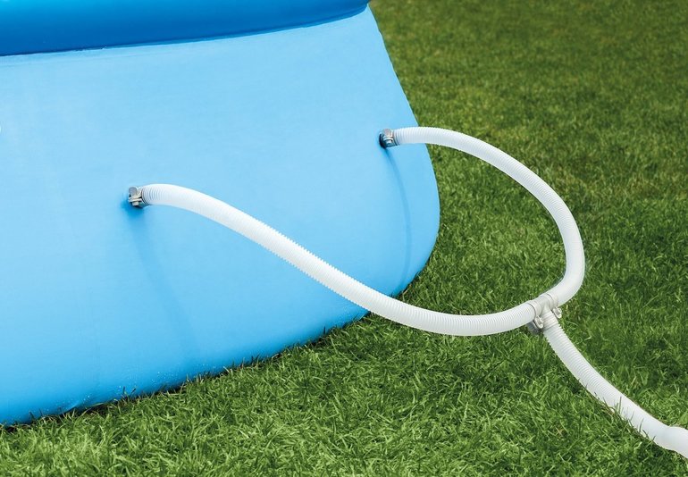 Richtiges Aufpumpen des Pools